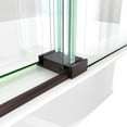 thumbnail image 5 of DreamLine SD61720760VDX06 Enigma-X 68-72" W x 76" H Clear Sliding Shower Door in Oil Rubbed Bronze, 5 of 10