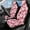 Pink Strawberry, variant on Uorisanigo Cute Cherry Car Seat Covers Front Seats Only Set of 2 High Back Bucket Seat Cover for Women Men Automotive Interior Protection Accessories, Automotive Decoration