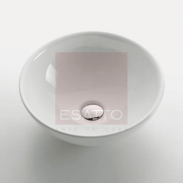 Esatto - Ovalín Lavabo De Cerámica Blanca Oc-016 ESATTO LAVABO PARA BAÑO