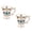 Blue flower, variant on Ywmsfl 2Pcs Luxurious Old Worlds Styles Metal Shot Glasses For Bourbons And Display