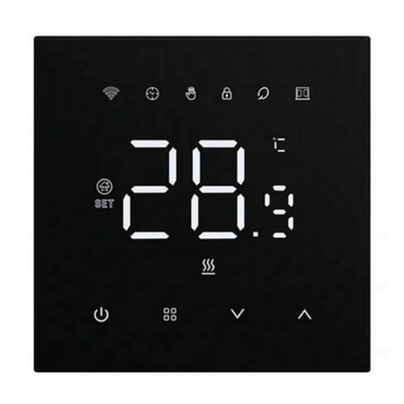 Tuya Smart WiFi Thermostat Warm Floor Heating 220v 16A Gas Boiler Electric Temperature Controller Home Black