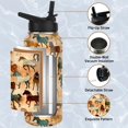 thumbnail image 5 of Horse Water Bottles with Straw, 18 Oz Insulated Stainless Steel Tumbler Cup Mug Horse Gifts for Women Girls Horse Lovers, 5 of 6