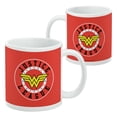 thumbnail image 2 of Justice League Wonder Woman Athletic Logo White Mug, 2 of 4