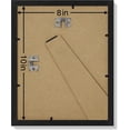 thumbnail image 7 of decorUhome 8x10 Picture Frame Set of 9, Display 5x7 Pictures with Mat or 8x10 without Mat, Photo Frames for Wall or Tabletop, Black&Brown&Dark Grey, 7 of 7