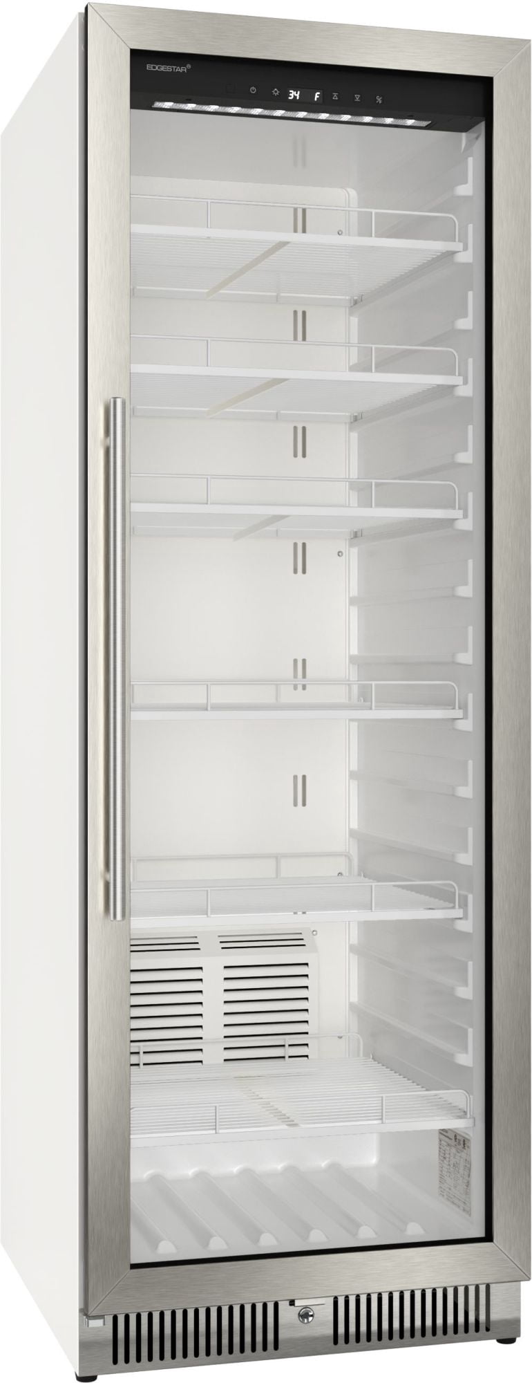 Edgestar Vbm131 24" Wide 13.7 Cu. Ft. Commercial Beverage Merchandiser - Stainless Steel