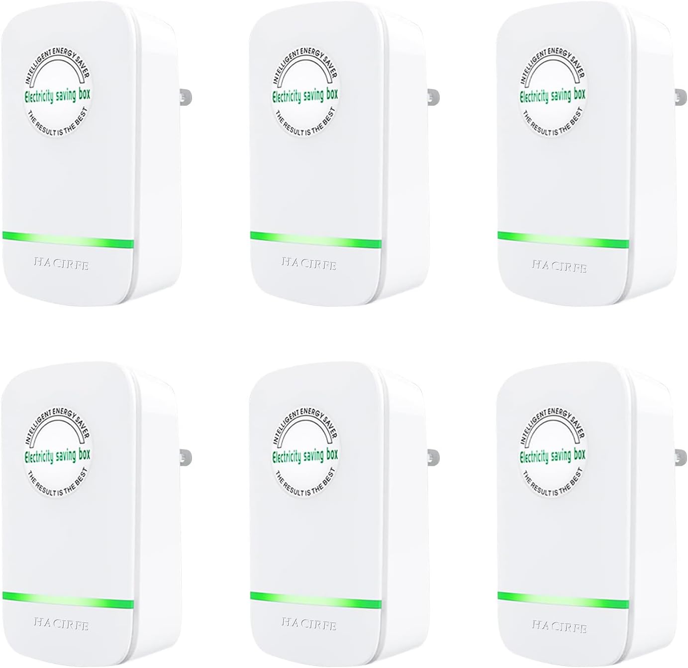 Pro Power Save, Stopwatt Energy Saving Device, Electricity Saving Device Save Electricity, Electricity Saving Box, Pro Power Energy Savers Plug in, US Plug 90V-250V 30KW White 6Pack