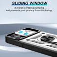 thumbnail image 5 of for iPhone 11 Phone Case with HD Screen Protector, Heavy Duty Shockproof with 360° Rotation Metal Kickstand [Military Grade] Protective Case for iPhone 11, Silver, 5 of 14