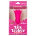 thumbnail image 5 of CalExotics Naughty Bits Lily Licker Mini Flower Flicker Rechargeable Silicone Clitoral Vibrator, Pink, 5 of 5