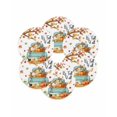 thumbnail image 7 of 13 Inch Round Placemats Set of 6, Thanksgiving Non Slip Heat Insulation PP Table Mats, Farmhouse Fall Truck Maple Leaf Pumpkin Washable Place Mats for Kitchen Dining Party Table Decor, 7 of 7