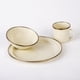 thumbnail image 4 of Vajilla Clásica De Peltre Cinsa Color Crema Con Anillo Dorado 18 Piezas, 4 of 4