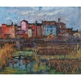 thumbnail image 3 of Stephanie Hollenstein 23x20 Black Modern Framed Museum Art Print Titled - Italian Landscape, 3 of 5