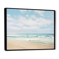 thumbnail image 2 of Designart "Beach Photo Coastal Calm III" Nautical & Beach Floater Framed Canvas Print, 2 of 7