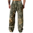 thumbnail image 3 of Havenx Mens Baggy Camo Pants Graphic Camo Sweat Pant Wide Leg Elastic Waist Bottoms with Pockets Workout Athletic Joggers Soft Lounge Open Bottom Clothes,Camouflage 2XL, 3 of 4
