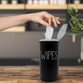 thumbnail image 3 of Wipe Holder for Kitchen/Bathroom Counter Disinfectant Container Farmhouse Kitchen Decor Vintage Countertop Storage Organizer Caddy with Matte Black, 3 of 4