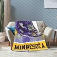 thumbnail image 6 of Minnesota Flannel Throw Blanket ，Football Style Pride Paint Travel Blanket Gifts for Men Women Boy Decor Sofa Bed 50"x40", 6 of 6
