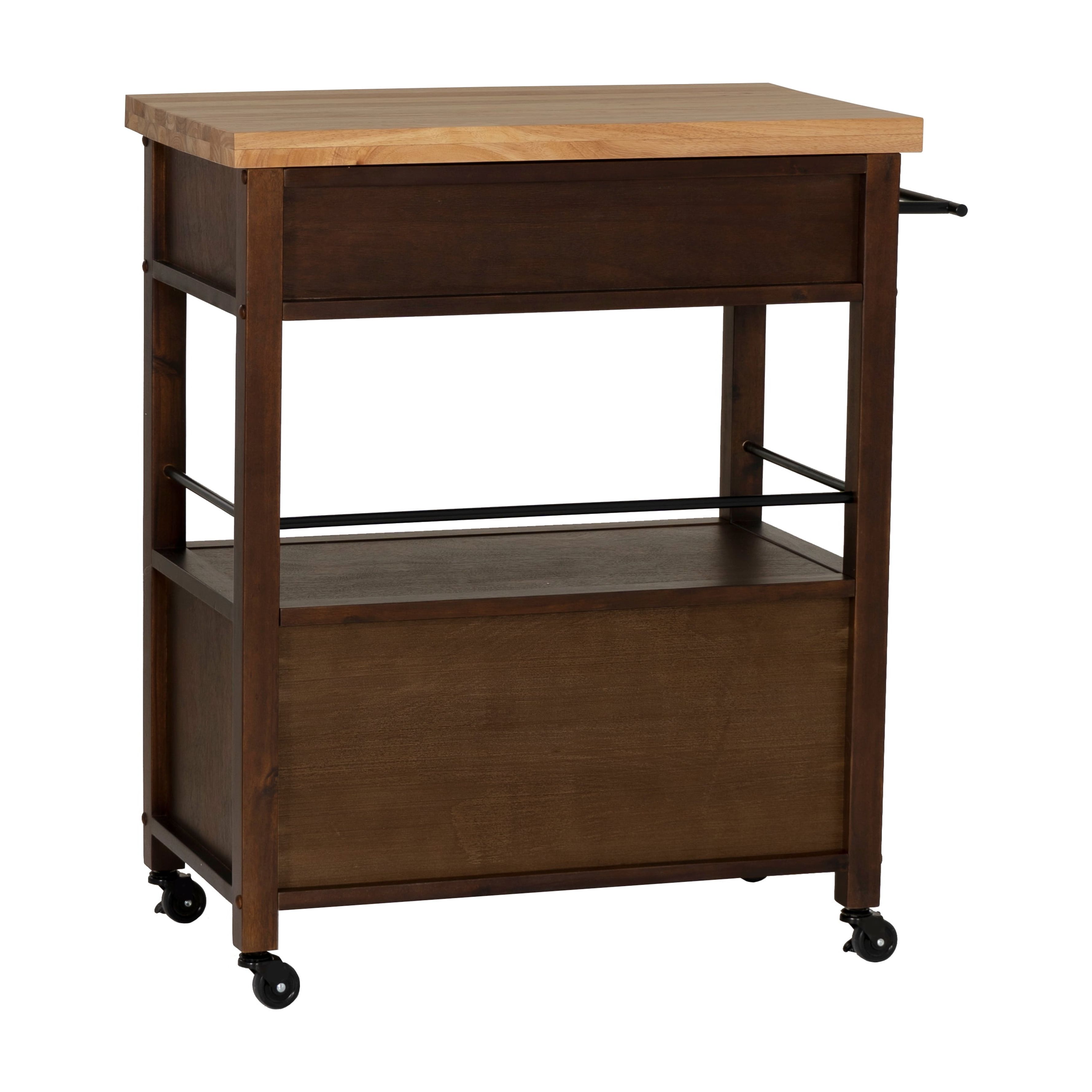 Lennix Kitchen Cart Brown