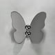 thumbnail image 5 of Gancho decorativo con forma de mariposa, de latón, resistente y minimalista, para guardar ropa. Gris, 5 of 8
