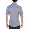 thumbnail image 2 of Eton mens  Contemporary Fit Oxford Pique Shirt, s, Blue, 2 of 3