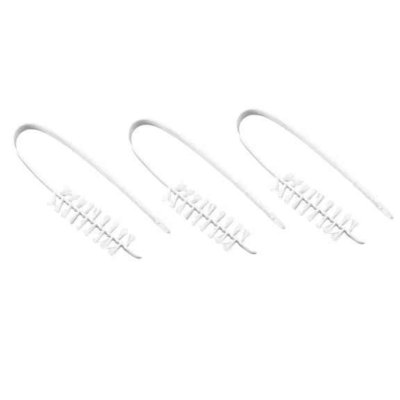 geerera 3PC Washing Machine Cleaning Brush,Upgrade Flexible Front Load Washer Cleaner,Portable Drum Washing Machine Cleaning Brush, for Slot and Flat Surfaces,Stiff Bristle