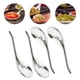 thumbnail image 3 of GOOHOCHY 4 cucharas de acero inoxidable para caviar, cucharas de esferificación y cucharas ranuradas, 3 of 7