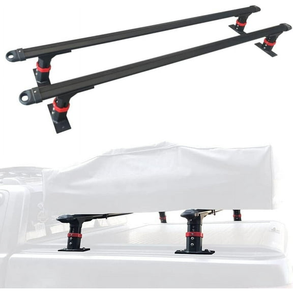 ROSY PIXEL Universal Duty Pickup Truck Bed Rack For Dodge Ram 1500 with T-Slot