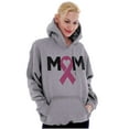 thumbnail image 3 of Breast Cancer Awareness Mom Fighter Women Plus Size Graphic Pullover Hoodie Brisco Brands 5X, 3 of 3