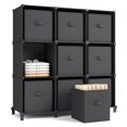 thumbnail image 1 of Organizador de almacenamiento SONGMICS de 9 cubos con cajas plegables, 1 of 7