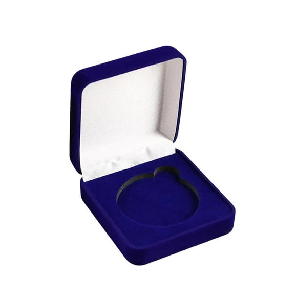 HILABEE Challenge Box Presentation Display Box for Medal Jewelry Challenge Blue