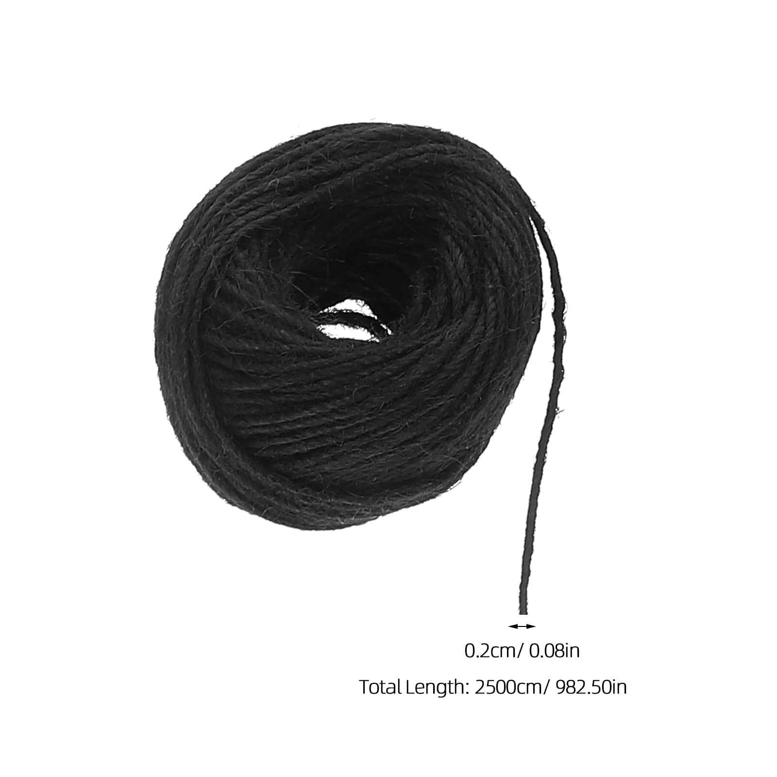 HONMEET 15 Pieces Jute Twine Rope for Crafting, Projects, Gardening, Wrapping and Home Use