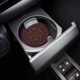 thumbnail image 3 of FMSHPON Golden Mandala Pattern Purple Set of 4 Car Coaster for Drinks, Absorbent Ceramic Stone Coasters Cup Mat with Cork Base for Home Kitchen Room Coffee Table Bar Decor, 3 of 5