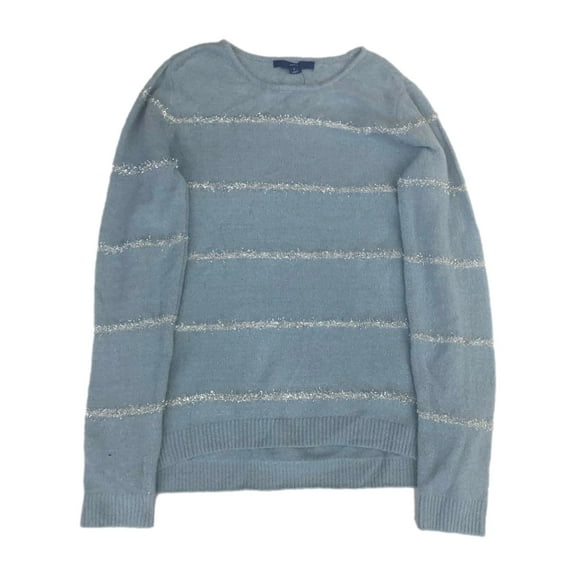 Womens Teal Green Sequin Convertible Crew Cowl Neck Holiday Sweater