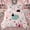 Pink 04, variant on Manfei Christmas Snowman Child Queen Comforter Set, Rustic Farmhouse Tree Bedding Sets, Kawaii Love Heart Reversible Bedding Comforter Set, Luxury Bedroom Decor, 3 Pieces