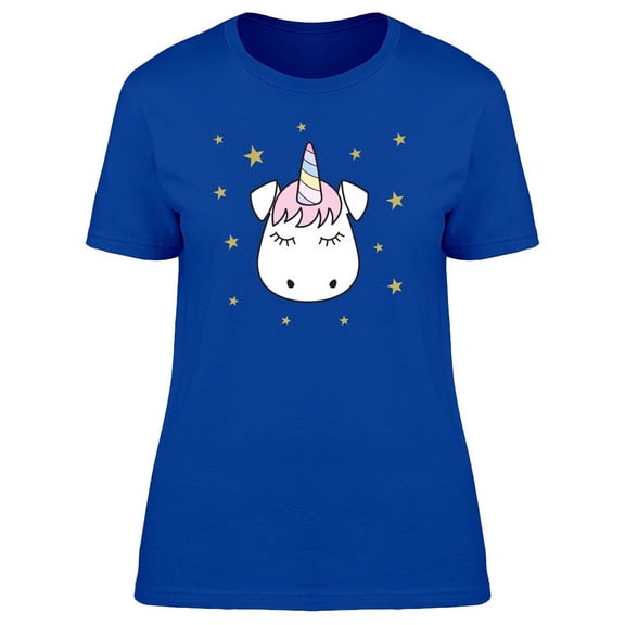 Dreamy Unicorn Eyes T-Shirt Women -Image by Shutterstock, Female XX-Large