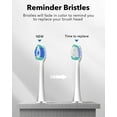 thumbnail image 4 of MySmile Sonic Rechargeable Electric Toothbrush Heads, 6 Count Replacement Toothbrush Heads, White, Individual Packaging, 4 of 7