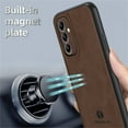 thumbnail image 3 of ELEHOLD Leather Case for Samsung Galaxy A13 4G,Slim Thin Lightweight Case All-Inclusive Camera Lens Protection Work with Magnetic Car Mount Holder Full Body Shockproof Anti-Scratch Case,Darkgreen, 3 of 7
