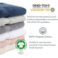 thumbnail image 4 of Delara Organic Cotton Bath Towel Pack of 4, GOTS & OEKO-TEX Certified, Premium Hotel Quality Towels, 650 GSM, Soft, Quick Dry & Ultra-Absorbent, 4 of 8
