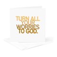 thumbnail image 5 of 3drose, Turn All Your Worries to God Christian Quotes Bible Verse, 6 Greeting Cards with Envelopes, 5 of 7