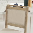 thumbnail image 4 of Linon Emmy 26" Counter Stool, Rustic Graywash with Natural Fabric, 4 of 11