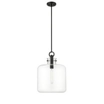 Millennium Lighting  Hayloft 1 Light Pendant Fixture 20.2 Inch - Matte Black