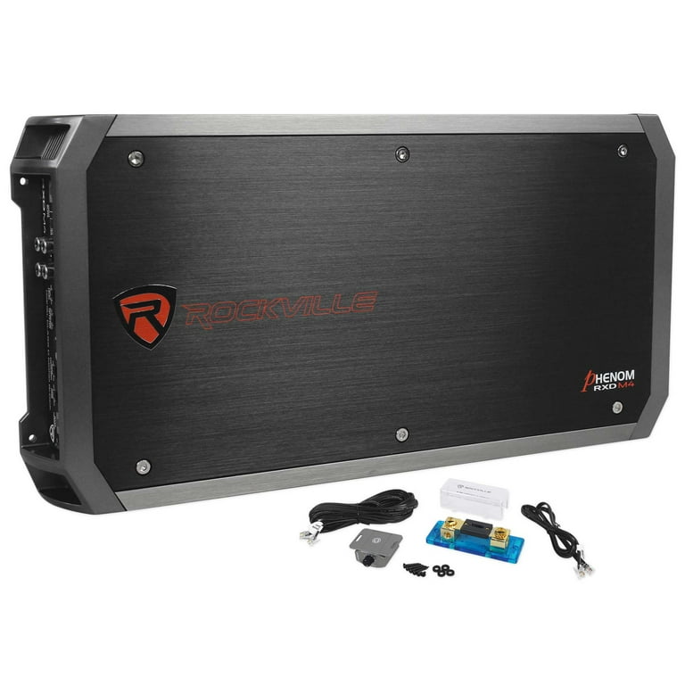 Rockville RXD-M4 6000 Watt Peak/1500w CEA RMS Mono 1 Ohm Car
