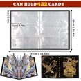 thumbnail image 2 of Portable Card Collection Binder, Trading Cards Binder With High-Clarity Pages Showcases Your Collection In Style, Archival-Safe Non-Pvc Material Offers Unmatched Protection, 2 of 5