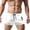 White, variant on Jamicy Mens Swimwear Gift for Men Men's Swimsuit Trunks with Zipper Pockets Quick Dry Swimwear Bathing Suit Swim Briefs Board Shorts for Men