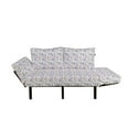 thumbnail image 2 of Paris Futon Couch, Elements City of Paris Love Cheese Pie Cat and Other Things Famous Tourist Capital, Daybed with Metal Frame Upholstered Sofa for Living Dorm, Loveseat, Multicolor, by Ambesonne, 2 of 4