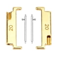 thumbnail image 2 of Adaptador De Correa De Reloj Con Conexión Metálica, Par De Pasadores Para Oreja De 20 A 22 Mm, Barras De Resorte Para Correas De Reloj, Sensación En La Mano, 2 of 6