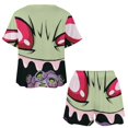 thumbnail image 3 of Invader Zim Summer Home Suit For Womens Short-Sleeved Pajama Set 2pcs Loungewear Soft Sleepwear T-Shirts Tee Shirt Top And Short Sleeping Pants, 3 of 8
