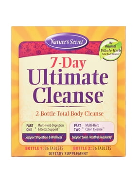 Nature's Secret 7-Day Ultimate Cleanse Dietary Supplement, 72 Count