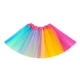thumbnail image 4 of Girls Tulle Skirt Layered Tulle Tutus Skirt Dance Tutus Skirt Princess Skirt Belt Pleated Tutus Skirt Halloween Costumes, 4 of 9