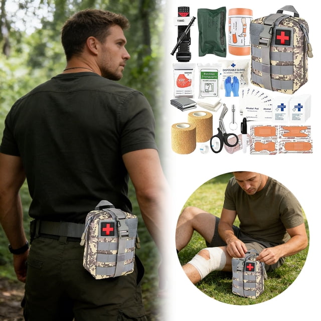 Klonfd Gear With Function For Outdoor Adventure Camping Hiking Emergency Preparedness(3ML)