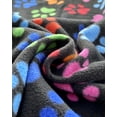 Minerva Polar Fleece Fabric Black per yard
