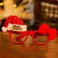 thumbnail image 2 of Decoraciones navideñas, Papá Noel, muñeco de nieve, astas, gafas, gafas sin montura, 2 of 3